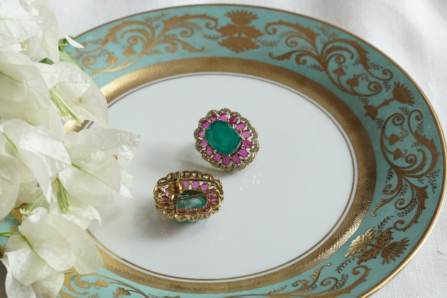 Polki Studs (1-5303)(B)