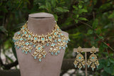 Kundan necklace set (4-8092)(A)(CLEARANCE SALE PIECES)