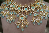 Kundan necklace set (4-8092)(A)(CLEARANCE SALE PIECES)