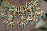 Kundan necklace set (4-8092)(A)(CLEARANCE SALE PIECES)