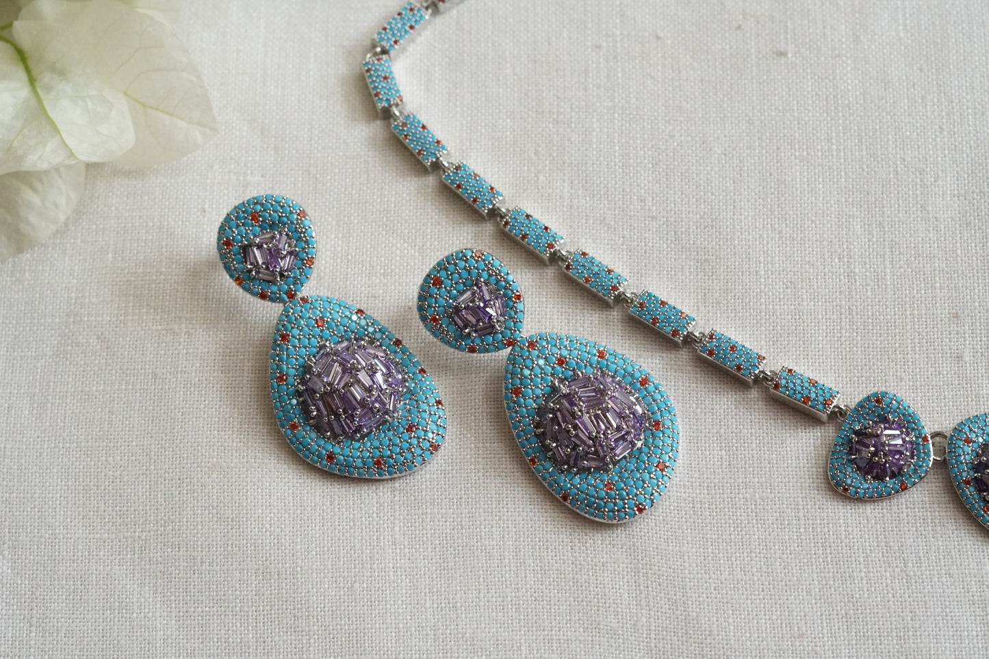 Ad Necklace Set (4-9310)(B) (from turkey)