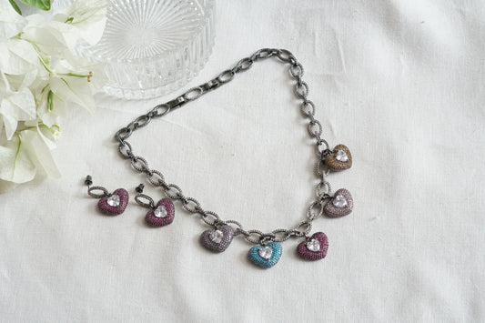 Ad Necklace Set (4-9308)(B) (from turkey) - JEWELSTYLE