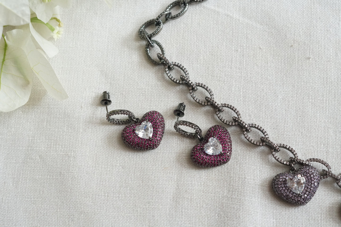 Ad Necklace Set (4-9308)(B) (from turkey)