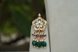 Kundan necklace set (4-8093)(A)