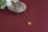 Black Beads coral Pendant (4-9263)(AK) - JEWELSTYLE