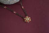 Black Beads coral Pendant (4-9267)(AK) - JEWELSTYLE