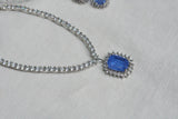 Turquoise Ad necklace set (4-5847)(EX)