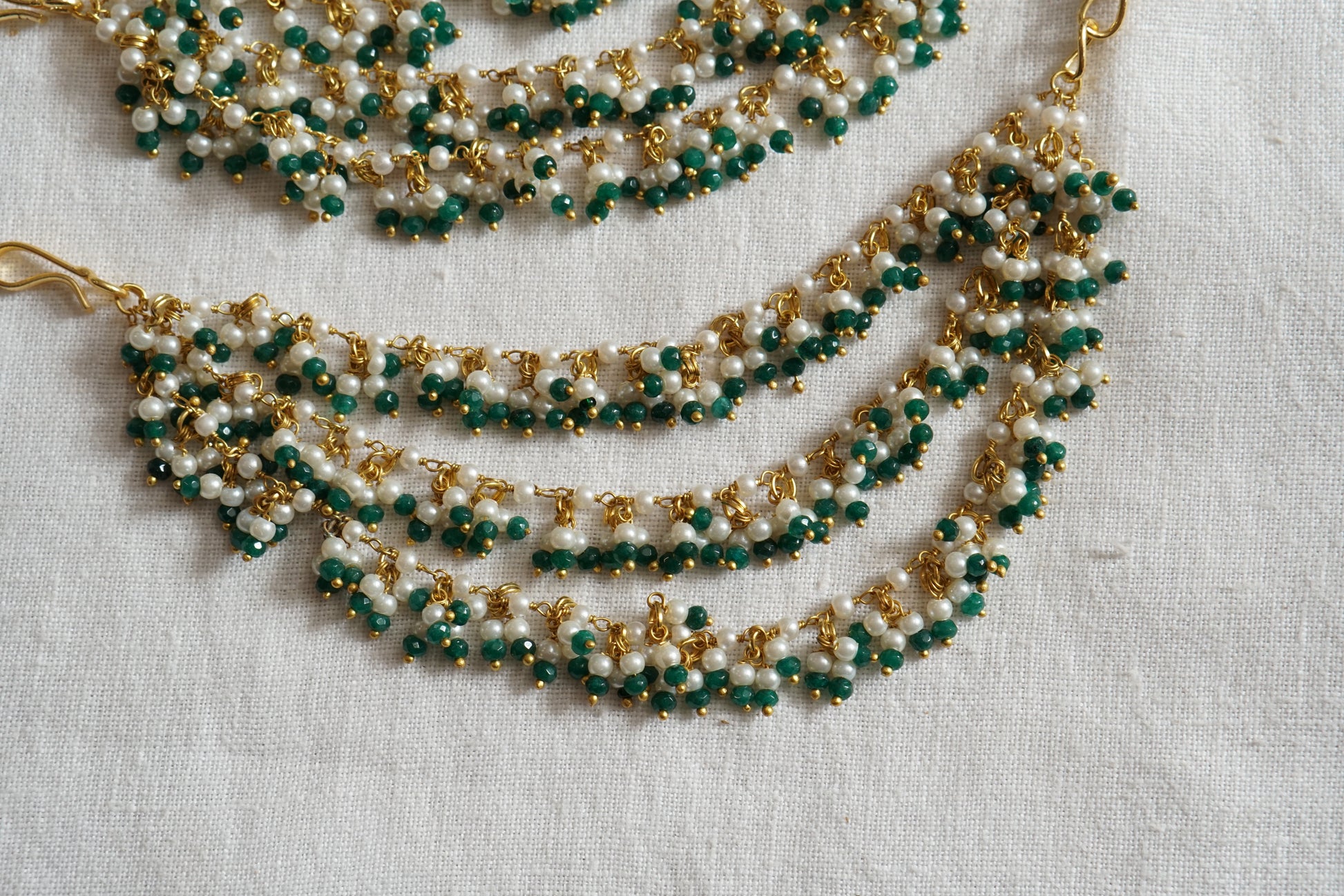 Beads Earchain (9-293)(A)(MADE IN 3-4DAYS TIME) - JEWELSTYLE