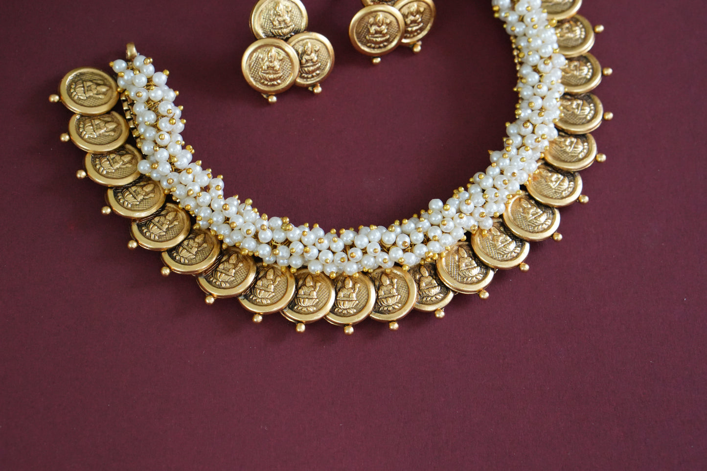 Antique Necklace set (4-9260)(AK)