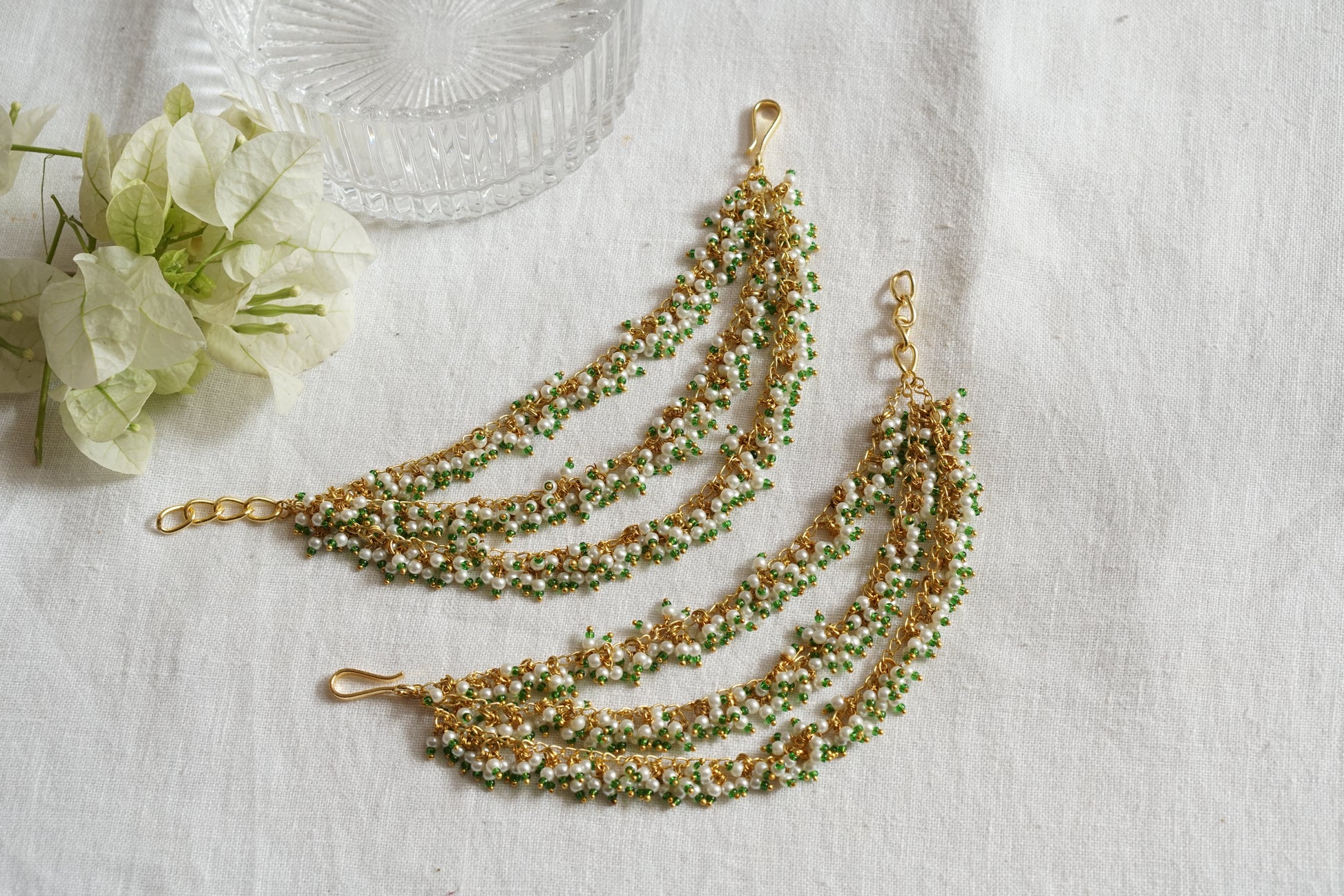 Beads Earchain (9-296)(A)(MADE IN 2-3 DAYS TIME) - JEWELSTYLE