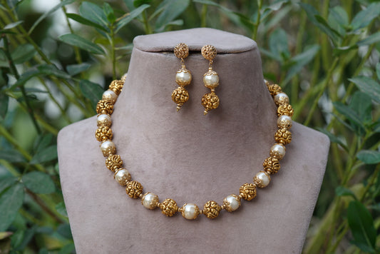 Antique Mala set (4-6595)(AK)