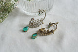 Polki mint stone Earcuff Earrings (1-5327)(B)