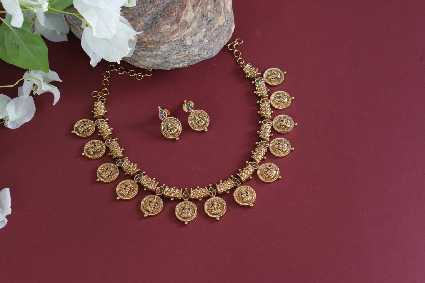 Antique Necklace set (4-9259)(AK)