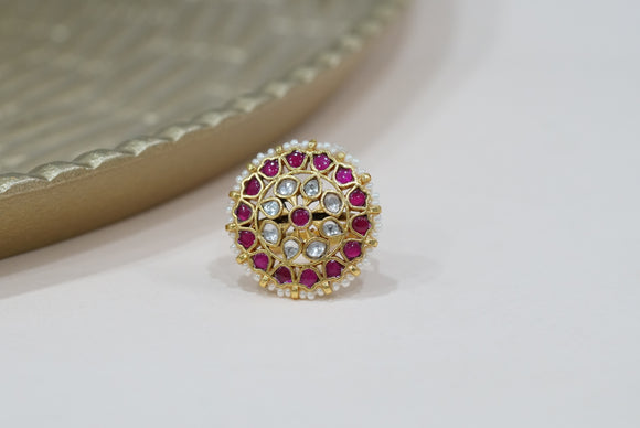 Kundan Ring (6-244)(S) (Already Discounted)