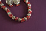 Coral Necklace set (4-9256)(AK) - JEWELSTYLE