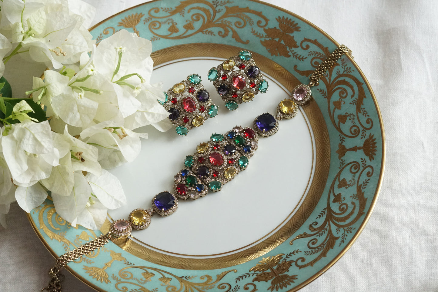 Ad Necklace Set (4-9325)(B)