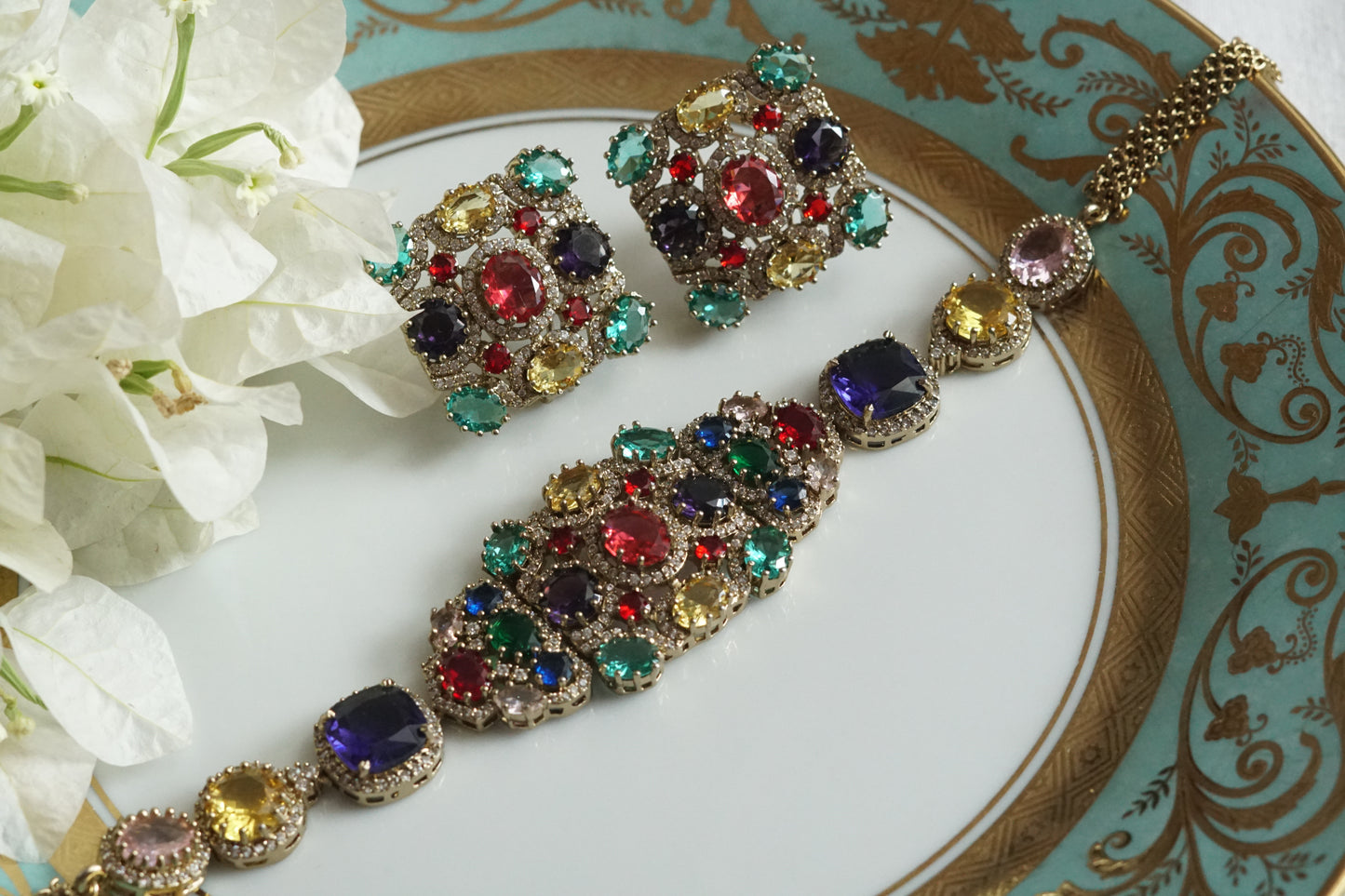 Ad Necklace Set (4-9325)(B)
