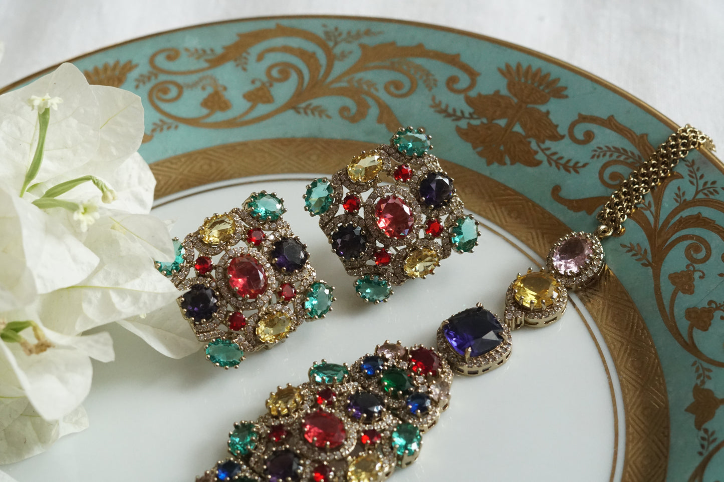 Ad Necklace Set (4-9325)(B)