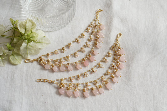Beads Earchain (9-291)(A)(made in 2days) - JEWELSTYLE