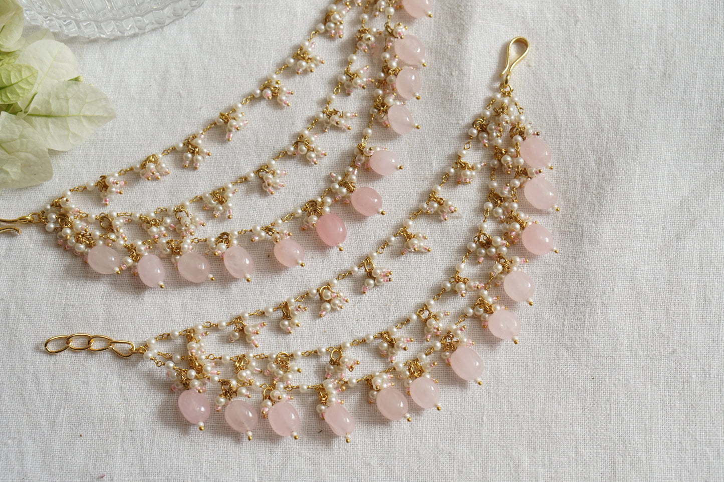 Beads Earchain (9-291)(A)(made in 2days) - JEWELSTYLE