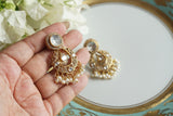 Polki Chandbali Earrings (1-5325)(B)