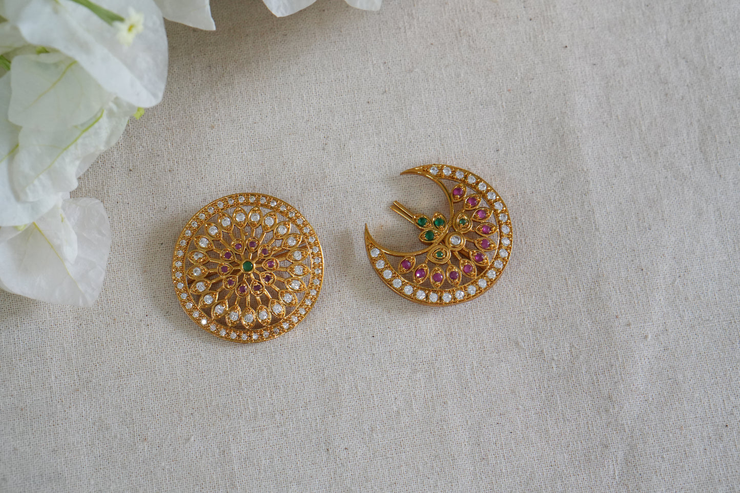 Sun & Moon Hairpin (5-1729)(AK)