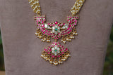 Kundan Antique pendant necklace (4-6596)(AK)