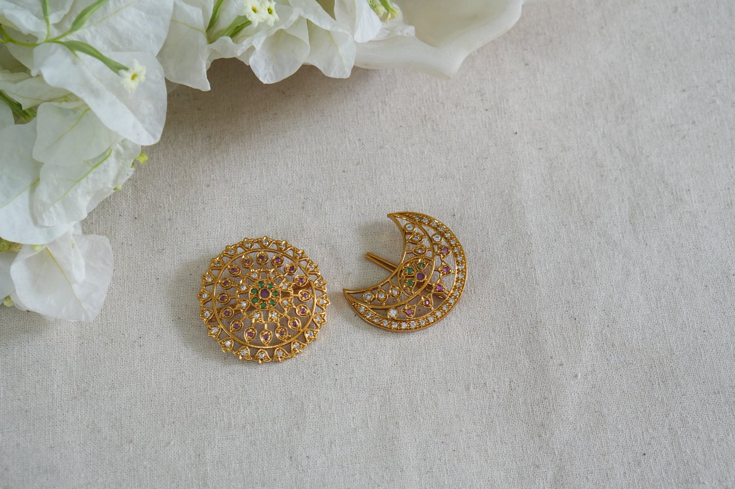 Sun & Moon Hairpin (5-1734)(AK)