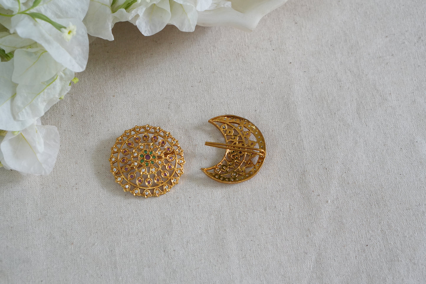 Sun & Moon Hairpin (5-1734)(AK)