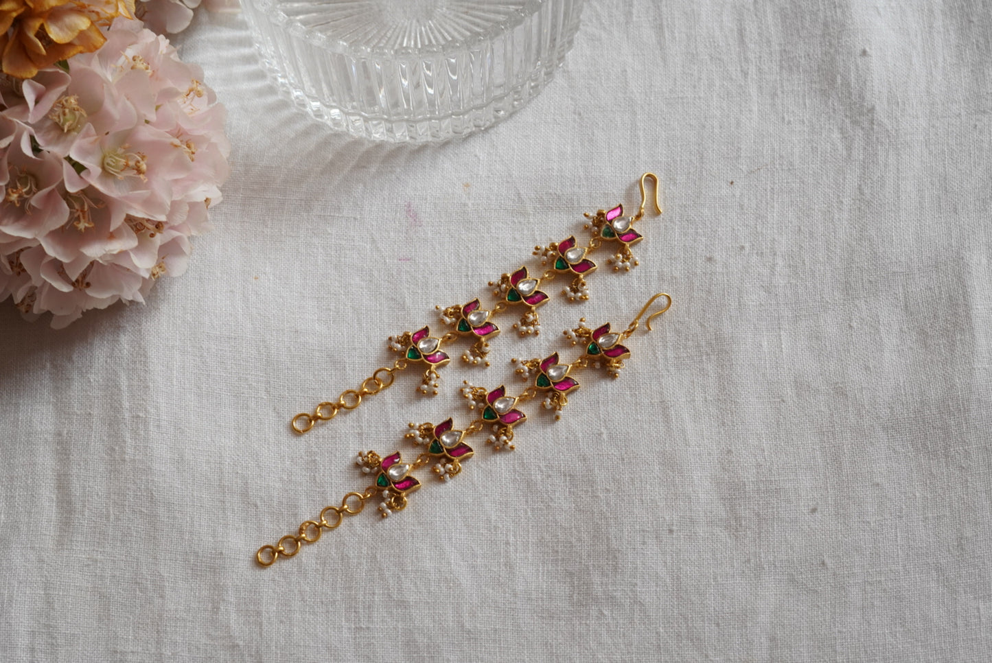 Kundan EarChain (9-177)(K)(PREORDER)