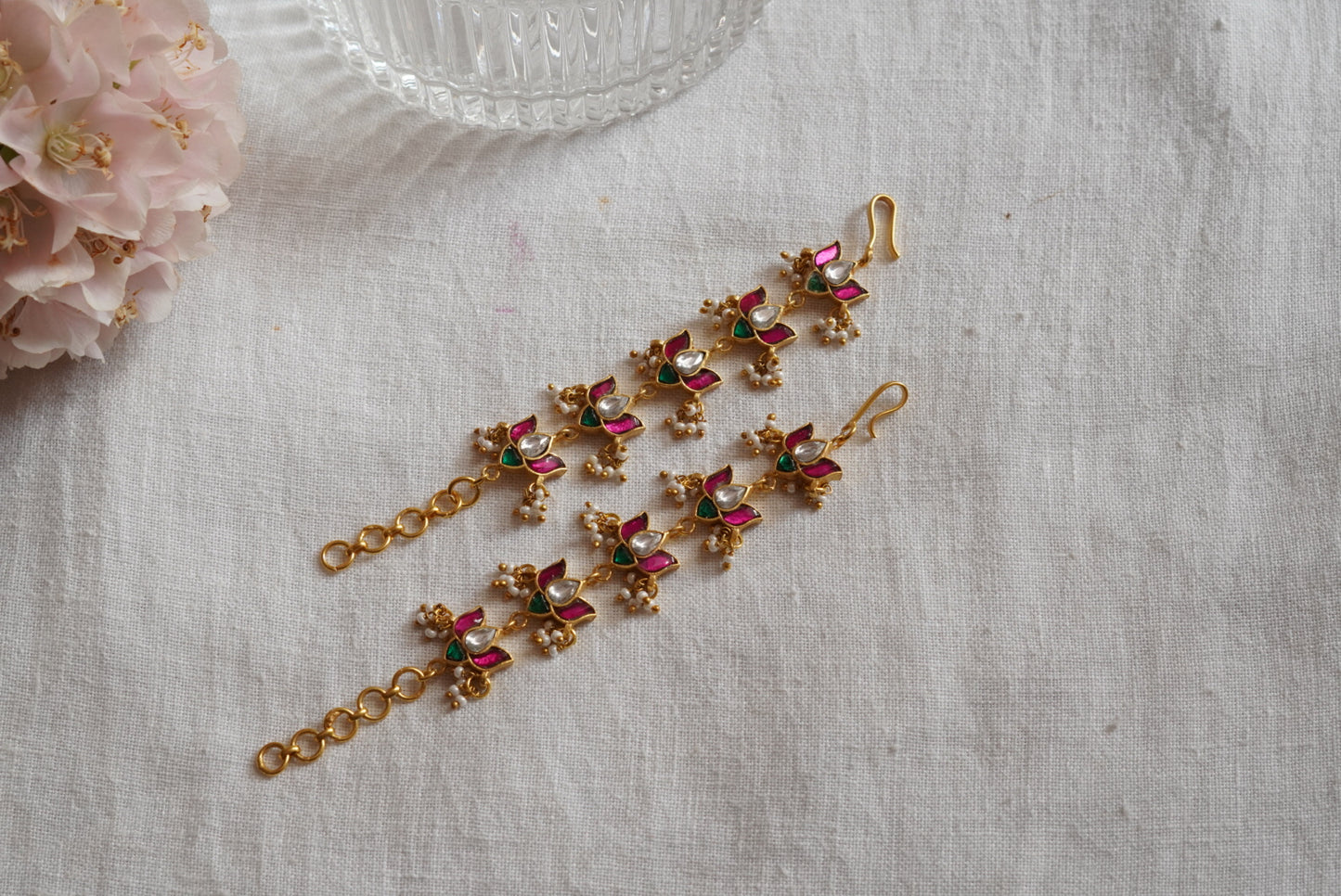 Kundan EarChain (9-177)(K)(PREORDER)