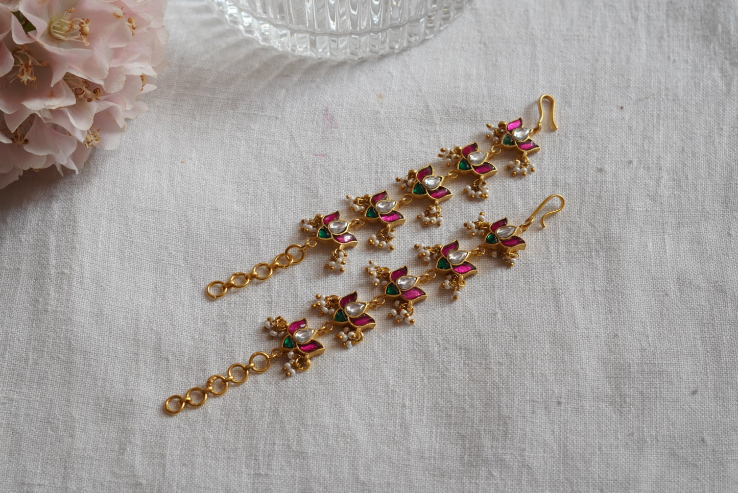 Kundan EarChain (9-177)(K)(PREORDER)