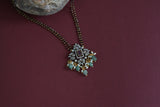 Black Beads Pendant (4-9266)(AK) - JEWELSTYLE