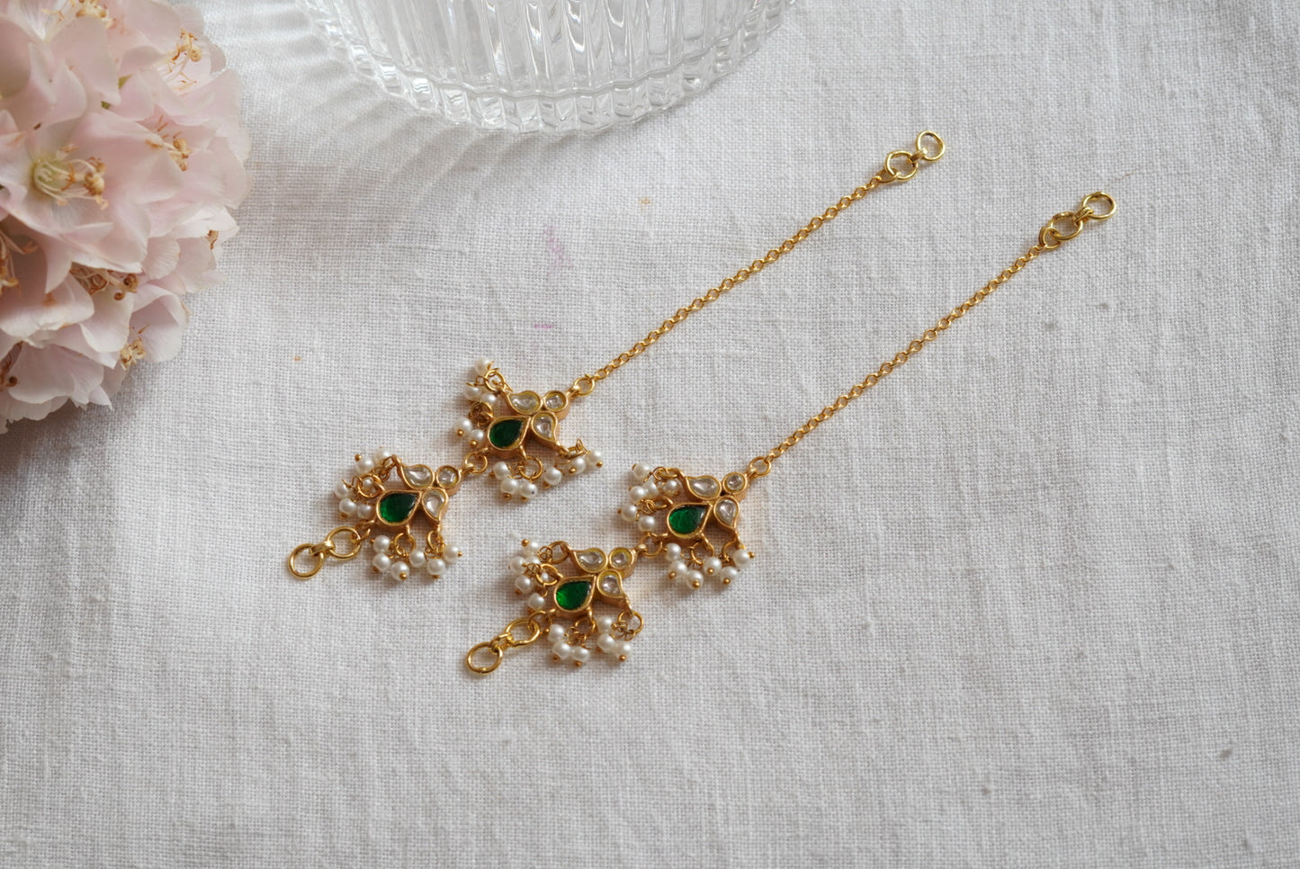 Kundan EarChain (9-175)(R)(PREORDER)