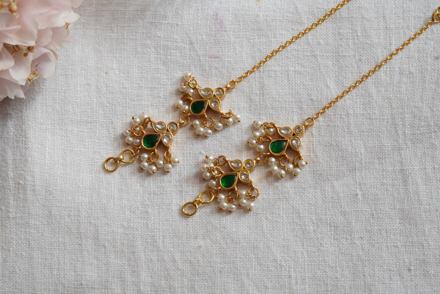 Kundan EarChain (9-175)(R)(PREORDER)