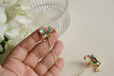 Bird Kundan Earcuff Earrings (1-5328)(B)