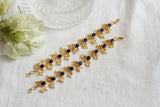 Blue Kundan Earchain (9-297)