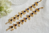 Blue Kundan Earchain (9-297)