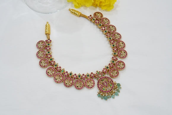 Kundan necklace (4-7607)(K)