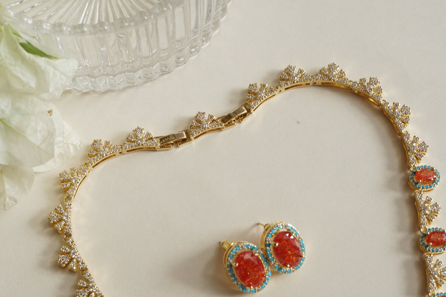 Ad Necklace Set (4-9336)(B) (From Turkey)
