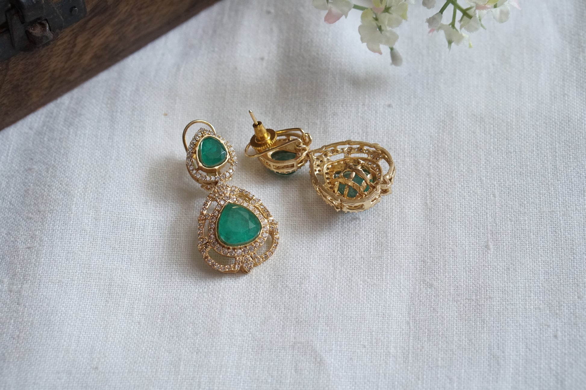Polki Earring(1-4509)(B) - JEWELSTYLE