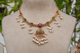Antique Necklace Set (4-9275)(AK) - JEWELSTYLE