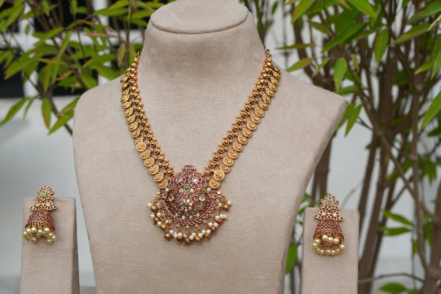 Antique Necklace Set (4-9278)(AK)