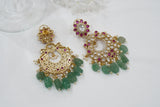 Kundan Earrings (1-3971)(K)