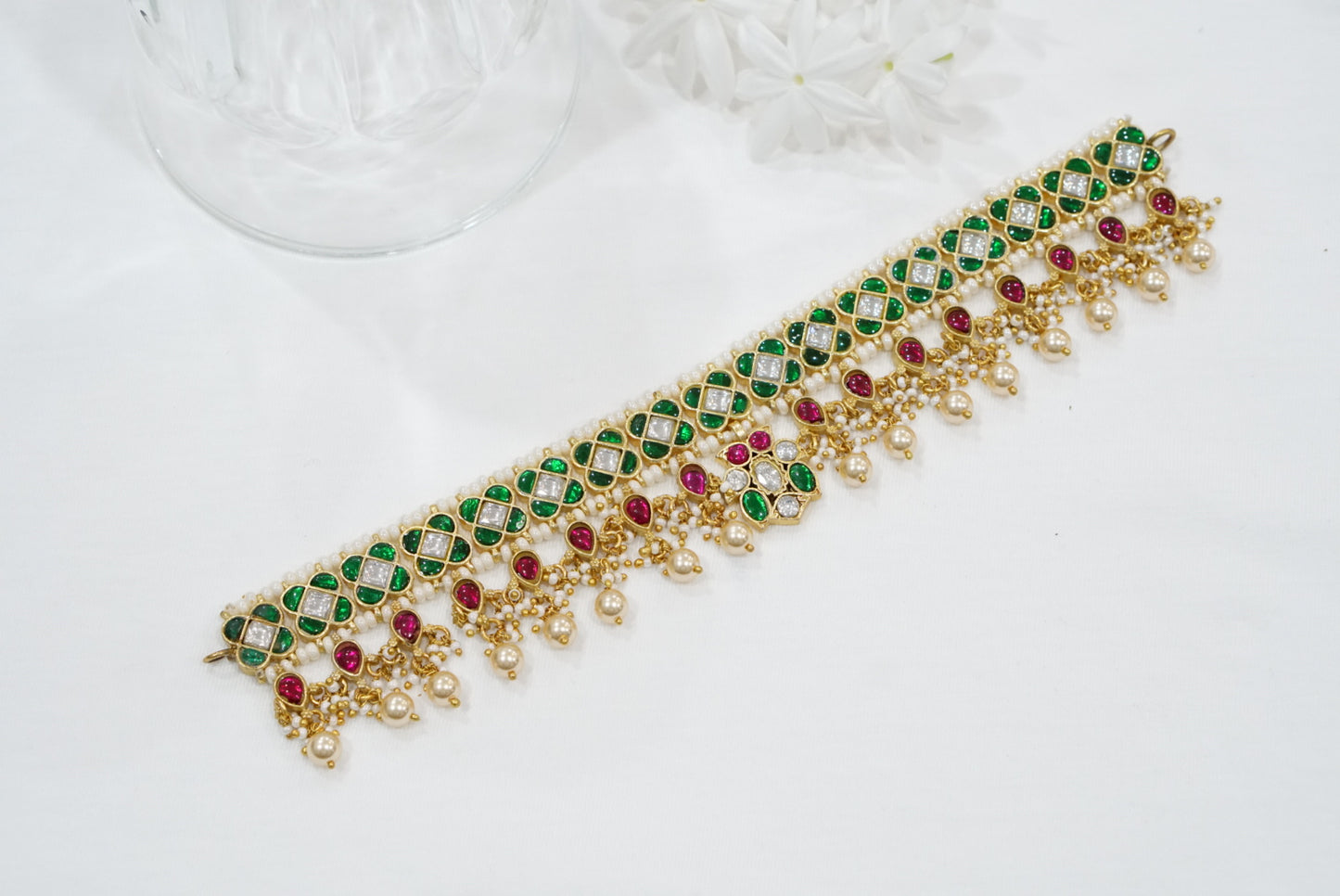 Kundan choker (4-7596)(K)( preorder)