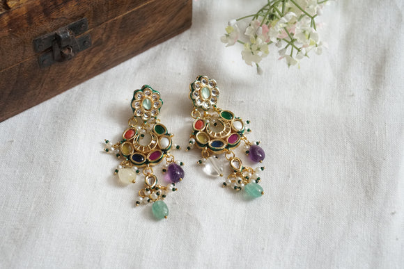 kundan earring (1-4520)(B)