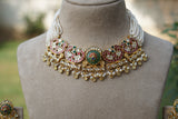 Kundan Necklace Set (4-8653)(A) (offer Piece)