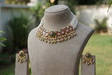 Kundan Necklace Set (4-8653)(A) (offer Piece)
