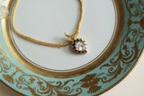 Kundan Meena Pendant Necklace (4-9335)(R)
