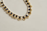 Blue Stone Kundan Necklace (4-9333)(R)